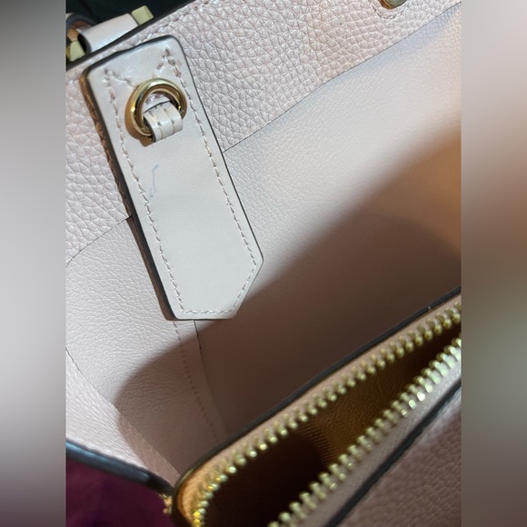 Michael Kors Kimberly Large Satchel Handbag Crossbody Blossom Pink - Picture 8 of 11